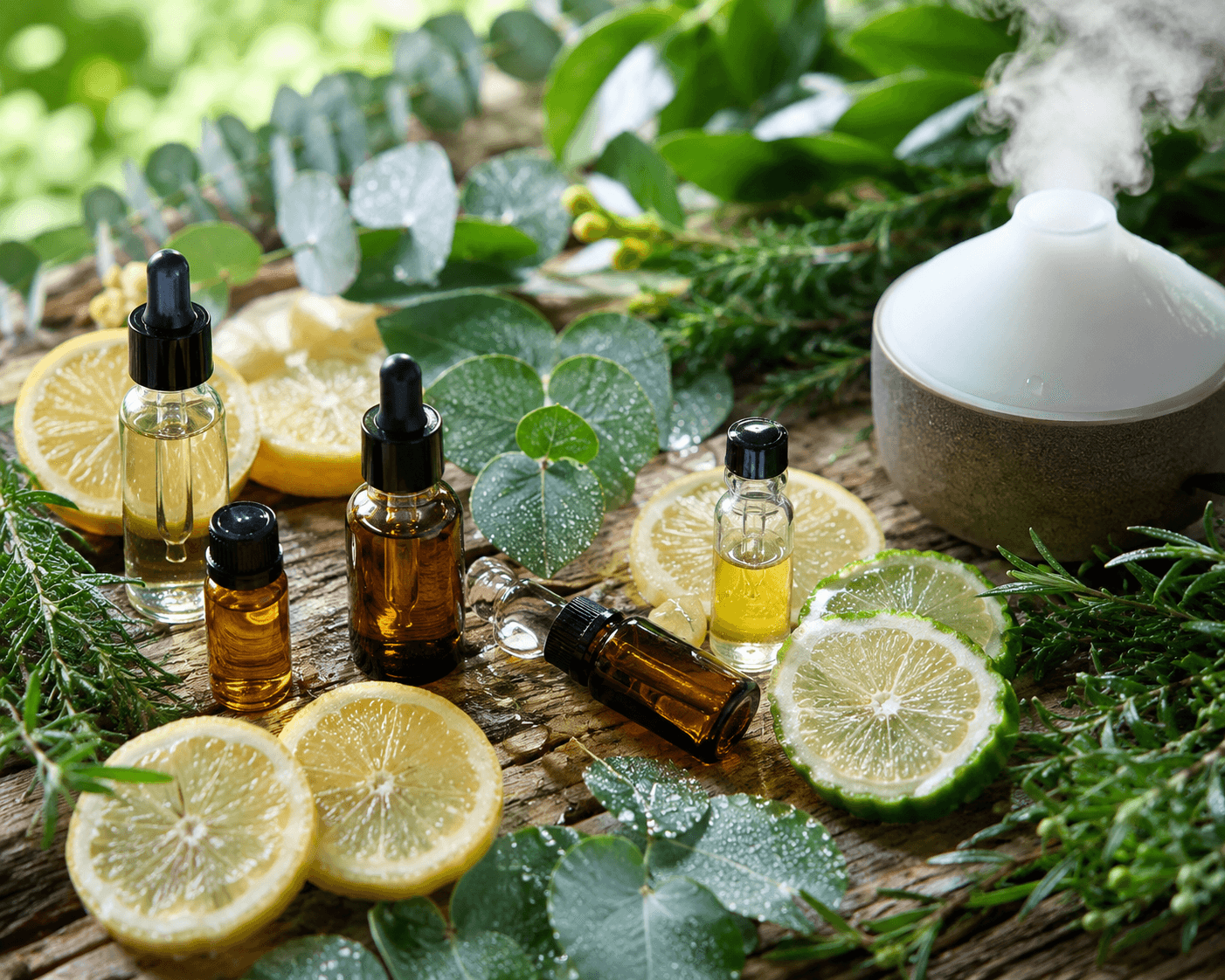 Bitkiler ve aromaterapi yağları
